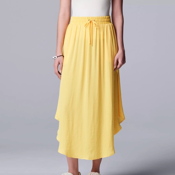 ⭐️Shirttail-Hem Beach Summer Hipster Hippie Artsy Flowy Boho Bohemian Maxi Skirt - Picture 1 of 8